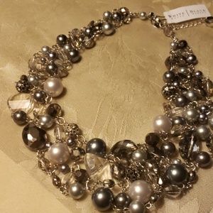 White House Black Market Jewelry - White House black market beaded clustered ncklce White House Black Market Jewelry - White House black market beaded clustered ncklce